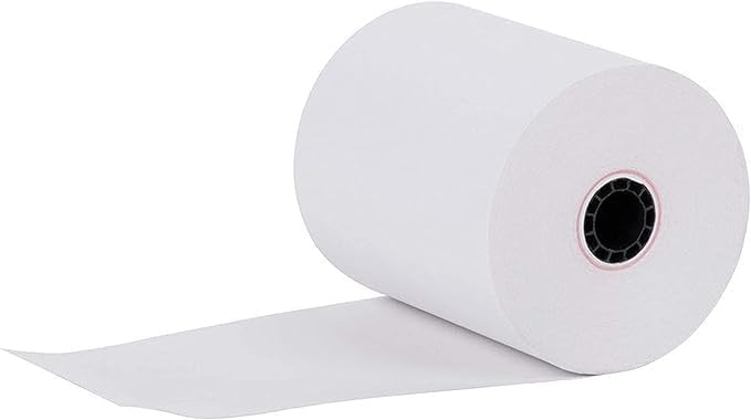 3" x 150' 1 Ply Bond POS Receipt Paper ( 4 Rolls ) ( 31150-4 )