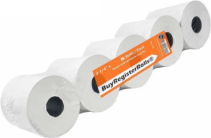 2 1/4" x 85' Thermal Receipt Paper ( 5 Rolls ) (21485-5)