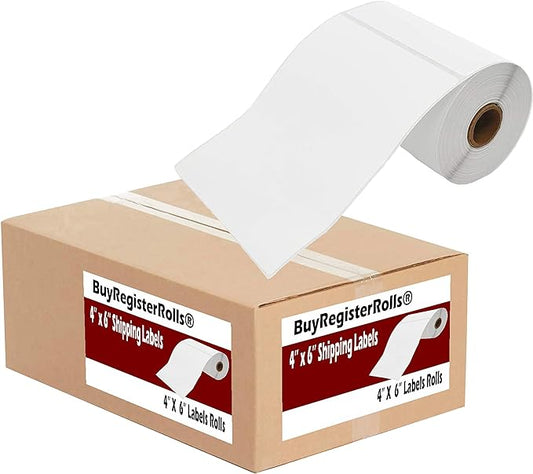 4" x 6" Thermal Perforated Postage Shipping Labels, ( 1 ROLL = 250 Labels ) ( 46-1-250 )