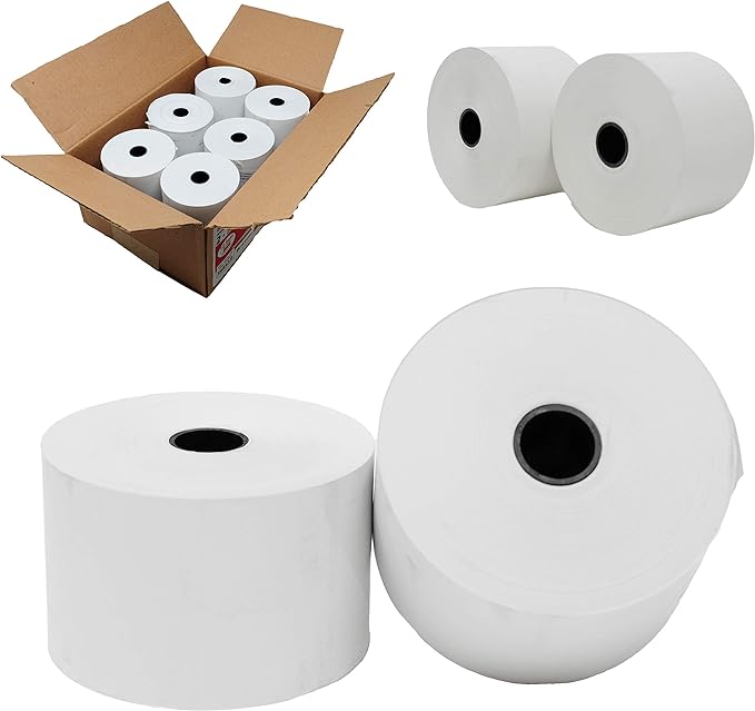 2 5/16" x 400' Thermal Receipt, Pay At the Pump ( 12 Rolls ) (2516400-12)