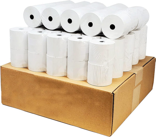 2 1/4" x 165' Thermal Paper Cash Register ( 50 Rolls ) ( 214165-50 )